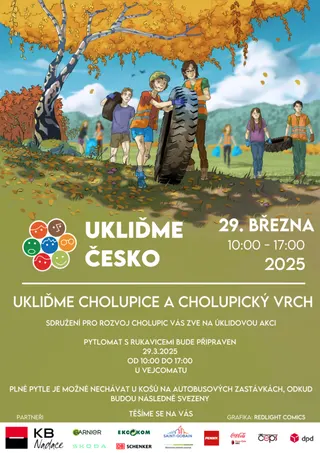 29.3.2025 od 10:00 Ukliďme Cholupice a Cholupický vrch