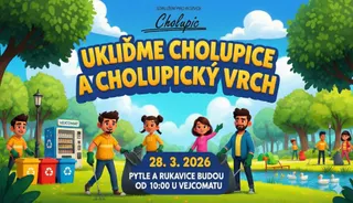 28.3.2026 od 10:00 Ukliďme Cholupice a Cholupický vrch
