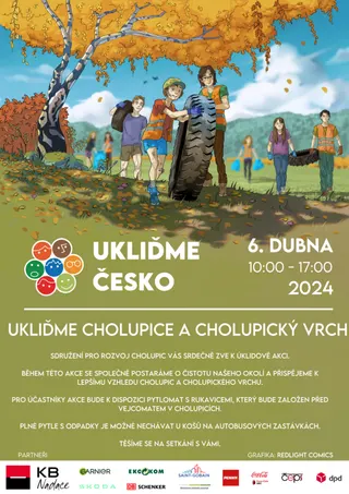 6.4.2024 od 10:00 Ukliďme Cholupice a Cholupický vrch